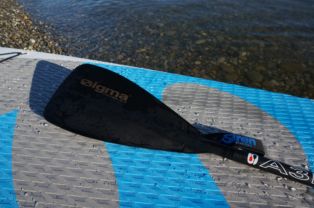 Carbon Paddel mit Nylon Blade 3-teilig Stechpaddel für SUP 176-220 cm 
