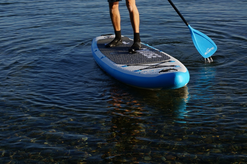 paddle board Bluefin turn