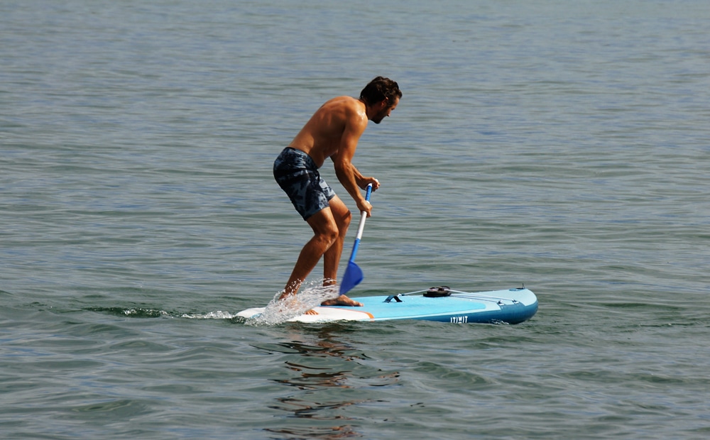 stand up paddle board decathlon test