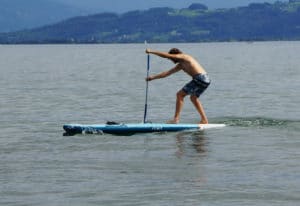 stand up paddle board decathlon test