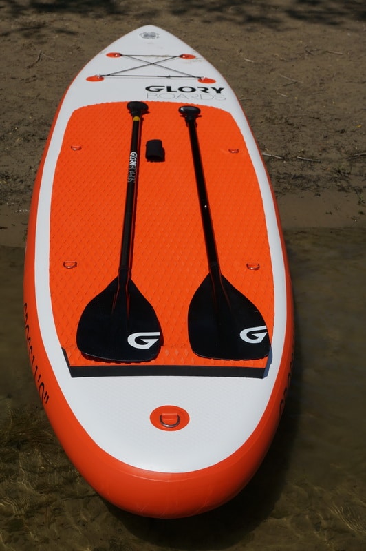 Glory Boards Set Di Pinne Per SUP Gonfiabile – 1 Pinna Centrale + 2 Laterali, Sistema Slide In, Compatibile Naish, JP, Starboard, Fanatic