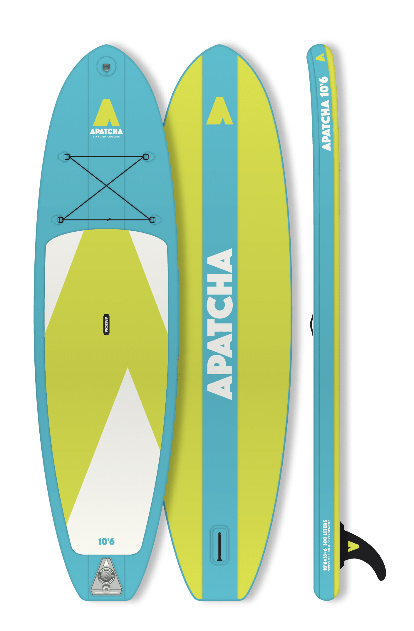 Apatcha Allround 10'6 Sky-BLUE/LIME
