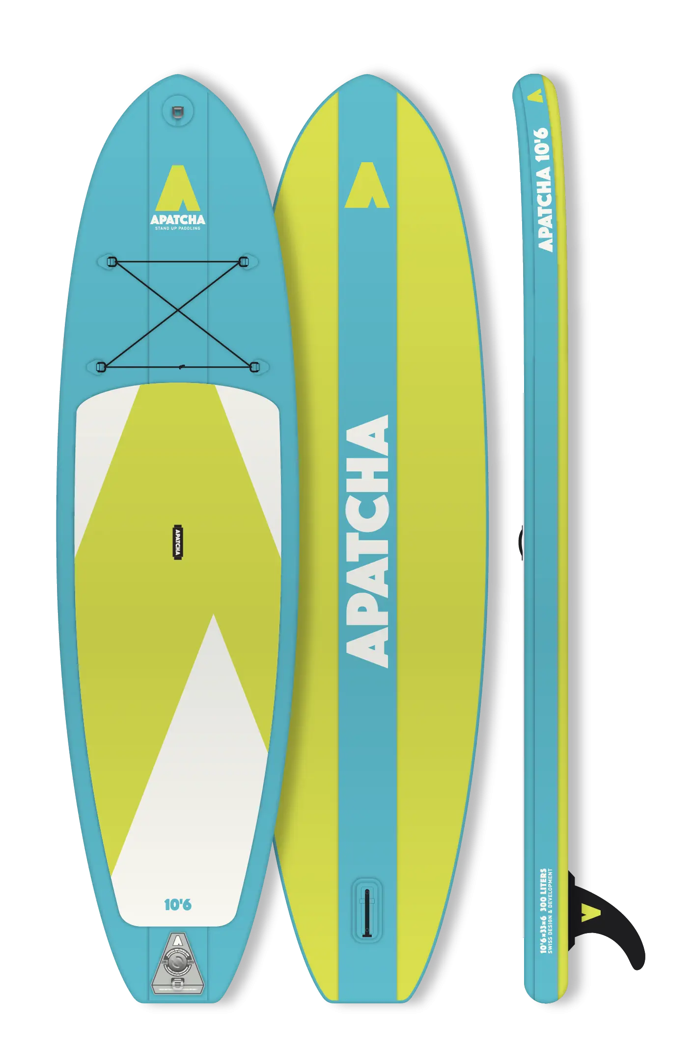 Apatcha Allround 10'6 Sky-BLUE/LIME