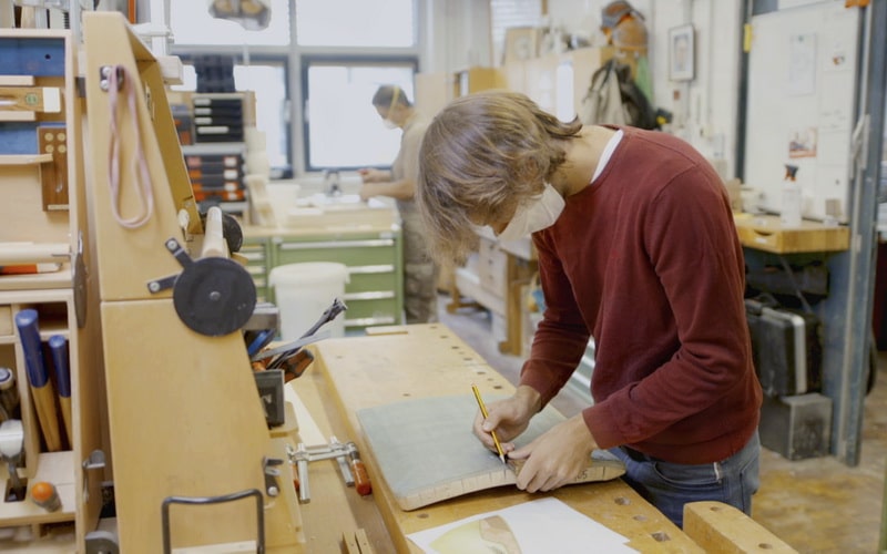 Herstellung oekologisches SUP Board